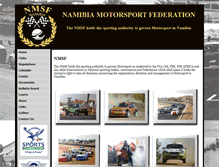 Tablet Screenshot of motorsportnamibia.org